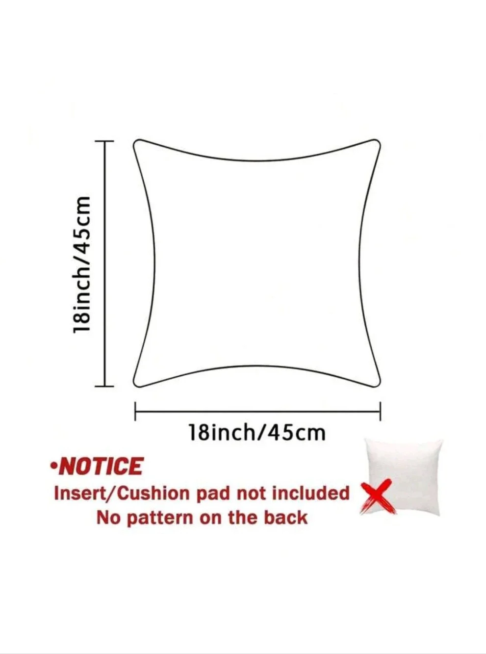 Set Of Two Logo Throw Pillow in Gray & White